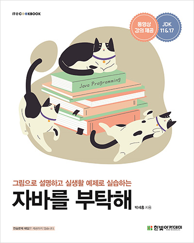 IT CookBook, 그림으로 배우고 실생활 예제로 실습하는 자바를 부탁해