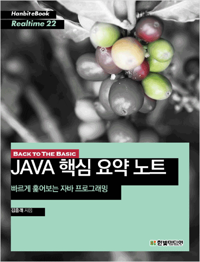 BACK TO THE BASIC, JAVA 핵심 요약 노트 : 빠르게 훑어보는 자바 프로그래밍